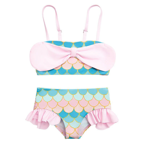 Pink Mermaid Swimsuit for Toddler/Kid Girls