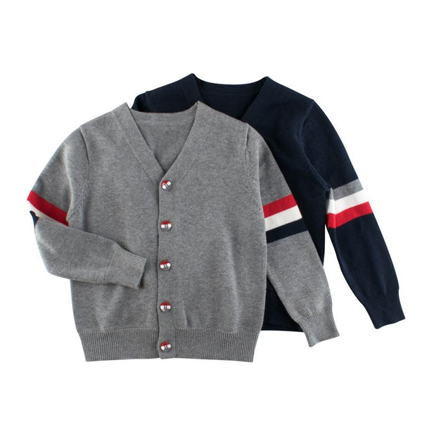 Toddler/Kid Casual Button Design Sweater (2 colors)
