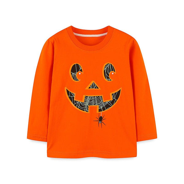 Toddler/Kid's Pumpkin Design Long Sleeve T-shirt