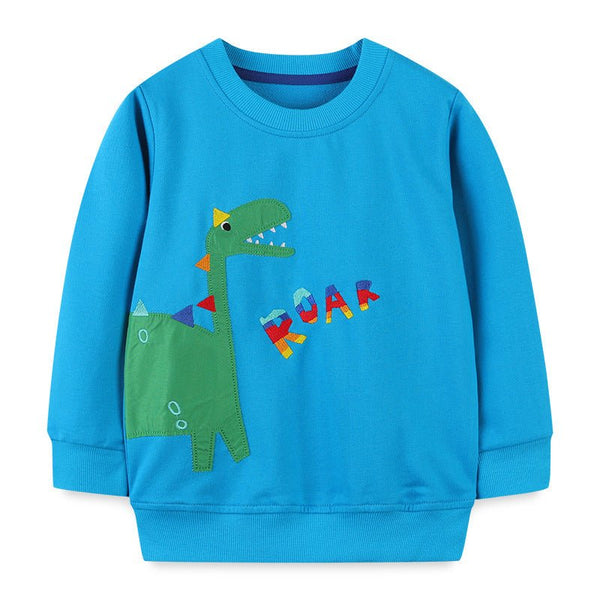 Toddler Boys Dinosaur Print Sweatshirt