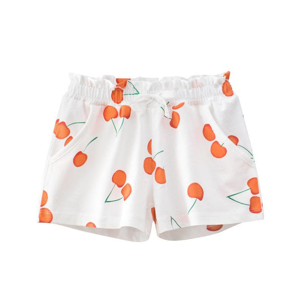Toddler/Kid Girl's Cherry Print Shorts