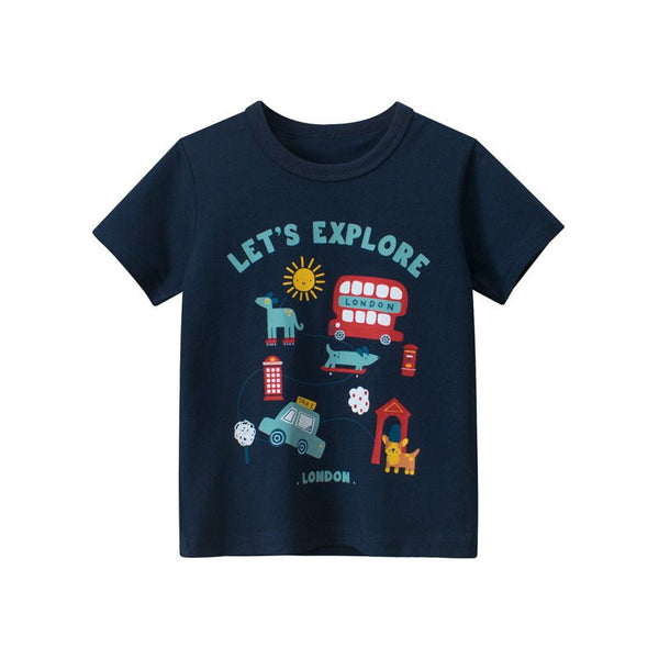 Toddler/Kid "Let's Explore London" T-shirt