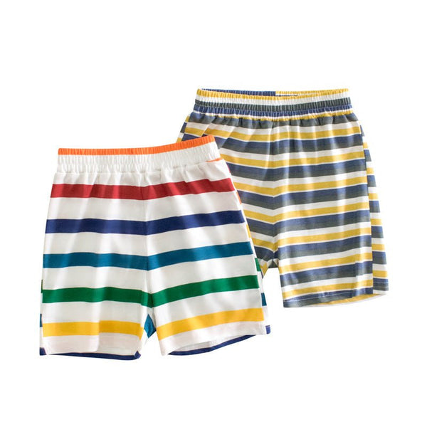 Toddler/Kid Boy Striped Shorts for Summer (2 Colors)
