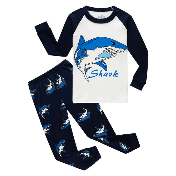 Toddler Boy's Shark Print Pajama Set