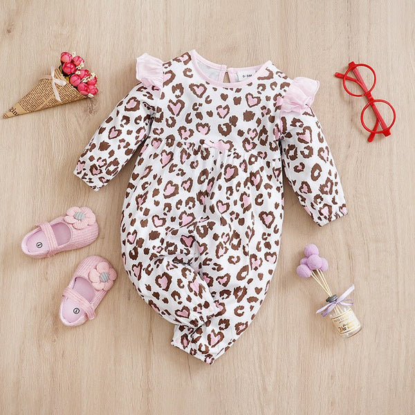 Baby Girl Mixed Patterns Long Sleeve Jumpsuit (6 Designs)