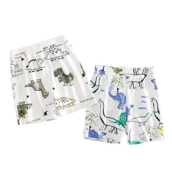 Toddler/Kid Boy Allover Dinosaur Print Shorts (2 Colors)