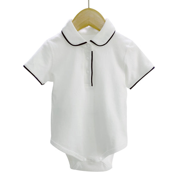 Unisex Baby's One-piece White Bodysuit