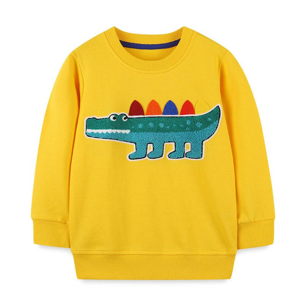 Toddler/Kid Alligator Yellow Sweatshirt