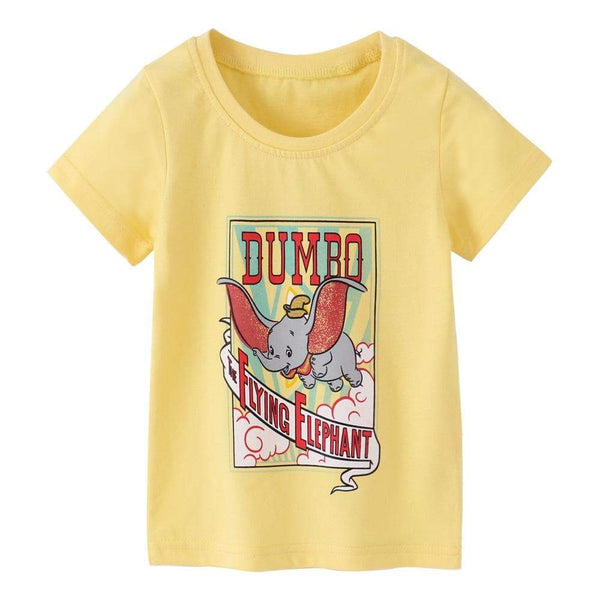 Flying Elephant T-shirt for Toddler/Kid Girls