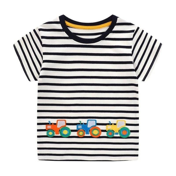 Toddler/Kid Boy Truck Trains Design T-shirt