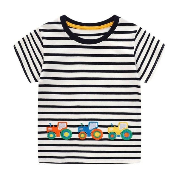 Toddler Boy's Summer Short Sleeve Casual T-shirt