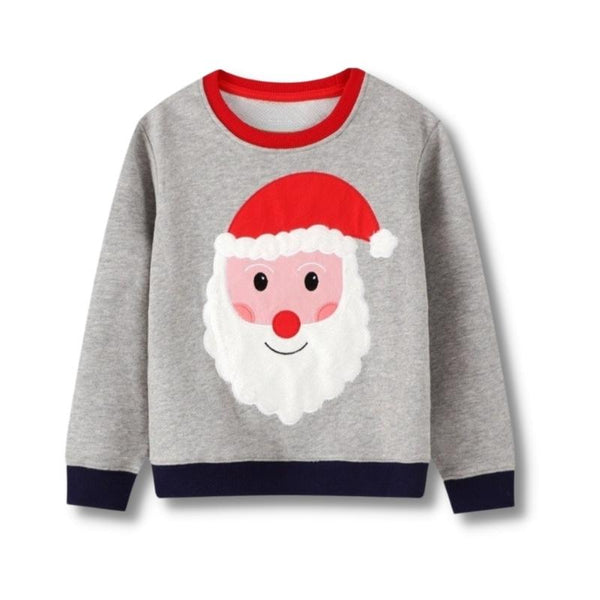 Toddler/Kid Christmas Santa Claus Print Sweatshirt