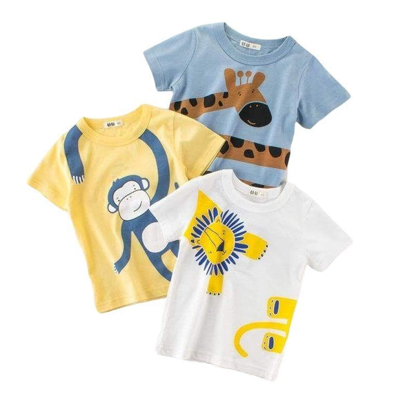 Toddler/Kid Cute Animal Prints T-shirt (3 designs)