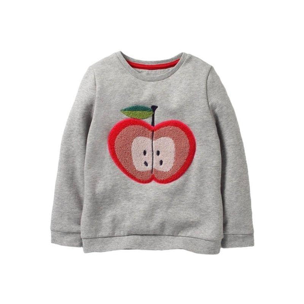 Toddler/Kid Apple Design Sweatshirt