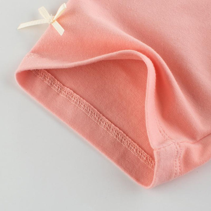 Baby Girls Summer Cotton Pants in Pink and Grey - Kidsyard Greenland