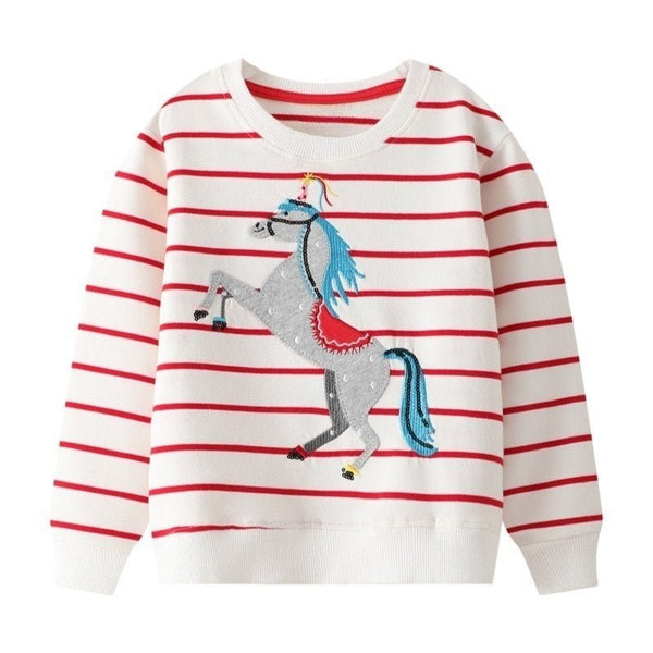 Toddler/Kid Girl's Casual Long Sleeve Sweatshirt