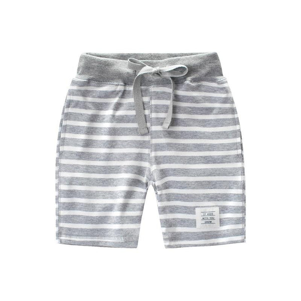 Classic Summer Kids Striped Style Cotton Shorts - Kidsyard Greenland
