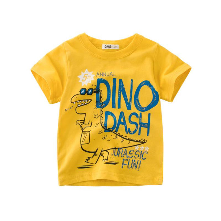 Cute Toddler Boys Dinosaur Fashion Tops - Kidsyard Greenland