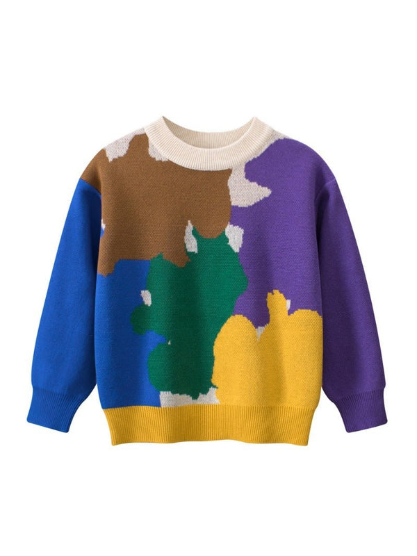 Toddler/Kid Boy's Long Sleeve Casual Winter Sweater
