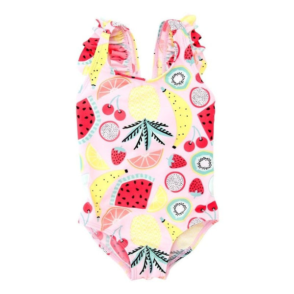 Watermelon Fruit Pattern Swimwear for Baby Girls