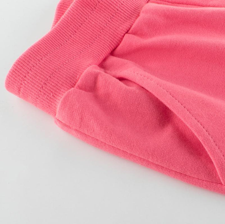 Girls Premium French Terry Cotton Pants in 4 Colors - Kidsyard Greenland