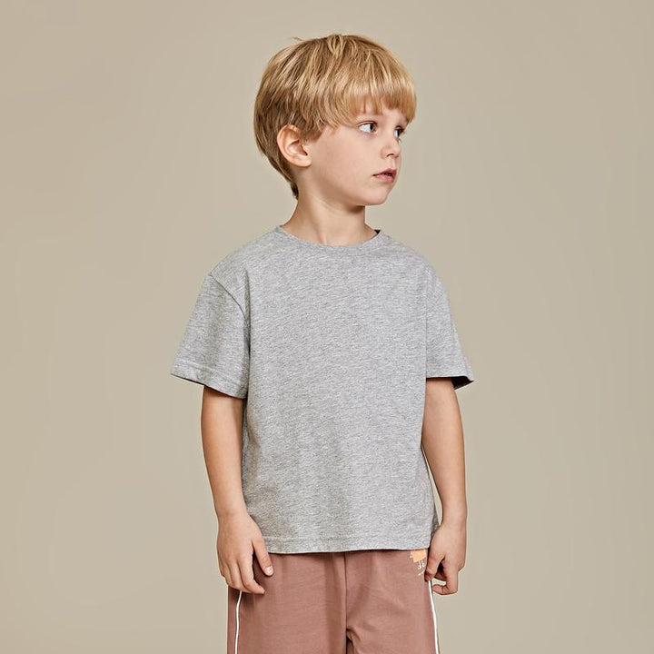 High End Kid's Cotton T-Shirt for Summer in 3 Colors - Kidsyard Greenland