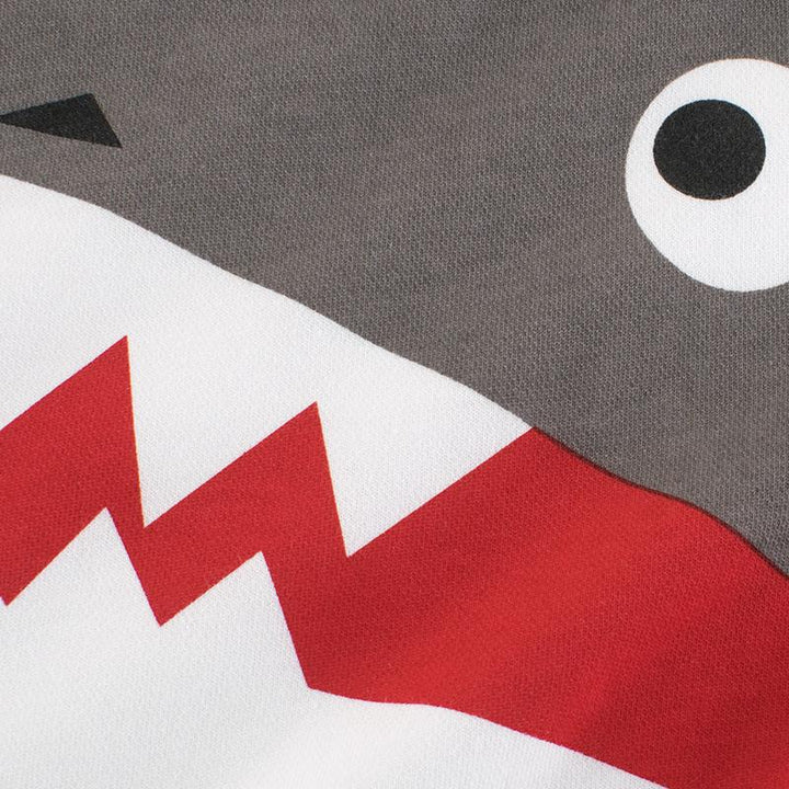 Premium Cartoon Shark Pattern Sweatshirt for Boys - Kidsyard Greenland