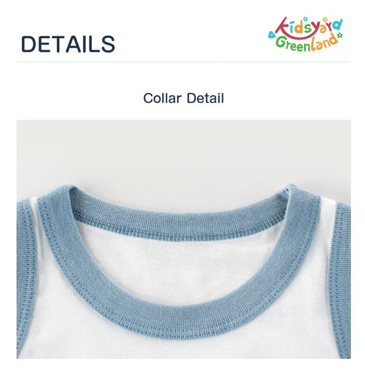 Summer Kids Vests with Skateboard Pattern - Kidsyard Greenland