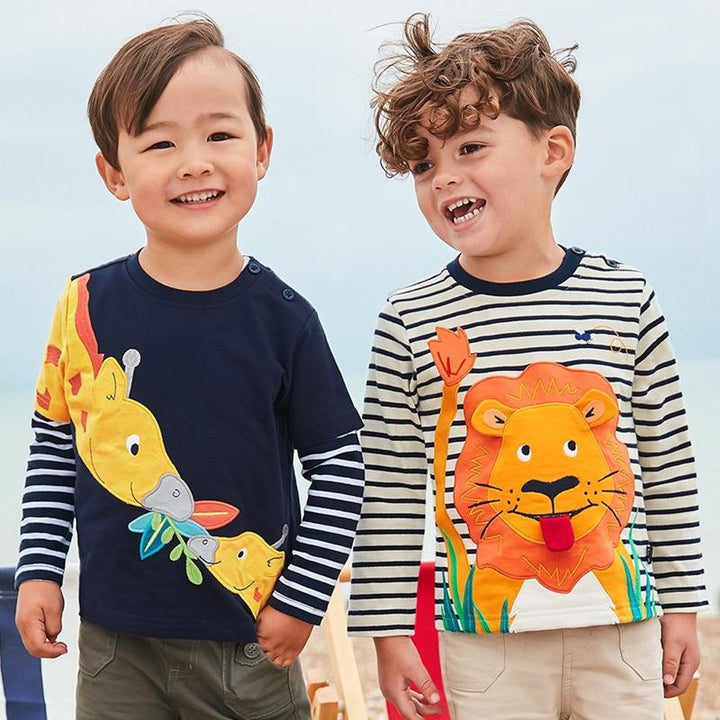Toddler Boys Animal Long Sleeve Top - Kidsyard Greenland
