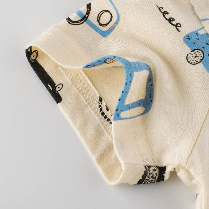 Toddler Boys Car Pattern Fashion Tops - Kidsyard Greenland
