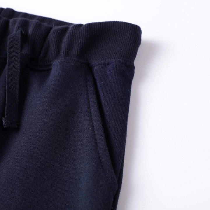 Toddler Boys Navy Blue Cartoon Truck Pants - Kidsyard Greenland