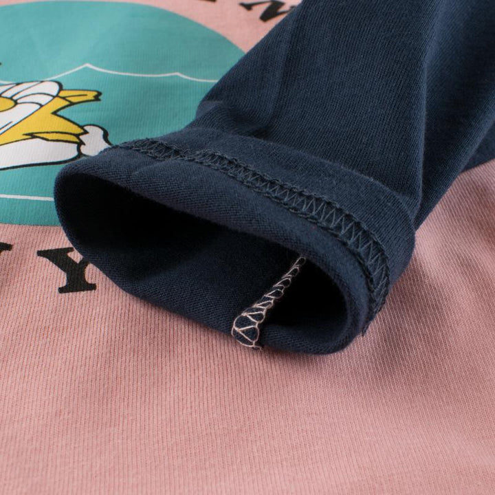 Toddler Girls 'Fisherman' Pattern Long Sleeve Shirt - Kidsyard Greenland
