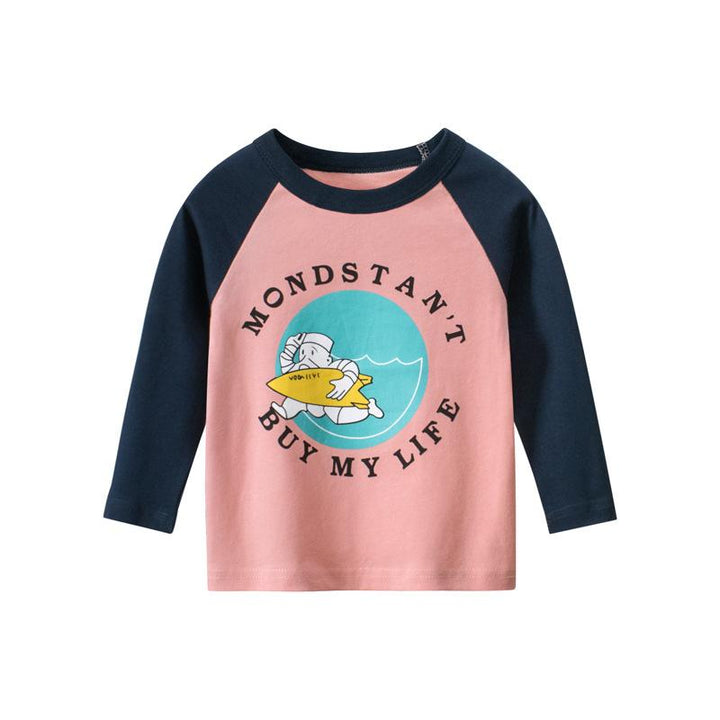 Toddler Girls 'Fisherman' Pattern Long Sleeve Shirt - Kidsyard Greenland